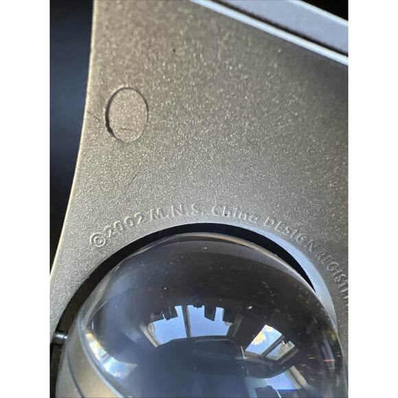 Vintage Howard Miller Small Orb Sphere Spinning Desk Clock With Heavy Metal Base - Picture 4 of 11